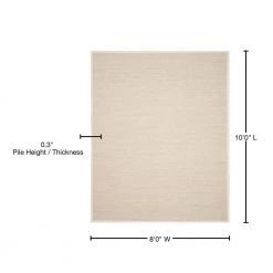 Natural Fiber Marble/Beige 8 ft. x 10 ft. Border Area Rug by SAFAVIEH 24 Natural Fiber Marble/Beige 8 ft. x 10 ft. Border Area Rug by SAFAVIEH -SAFAVIEH Shop marble beige safavieh area rugs nf143c 8 76 1000