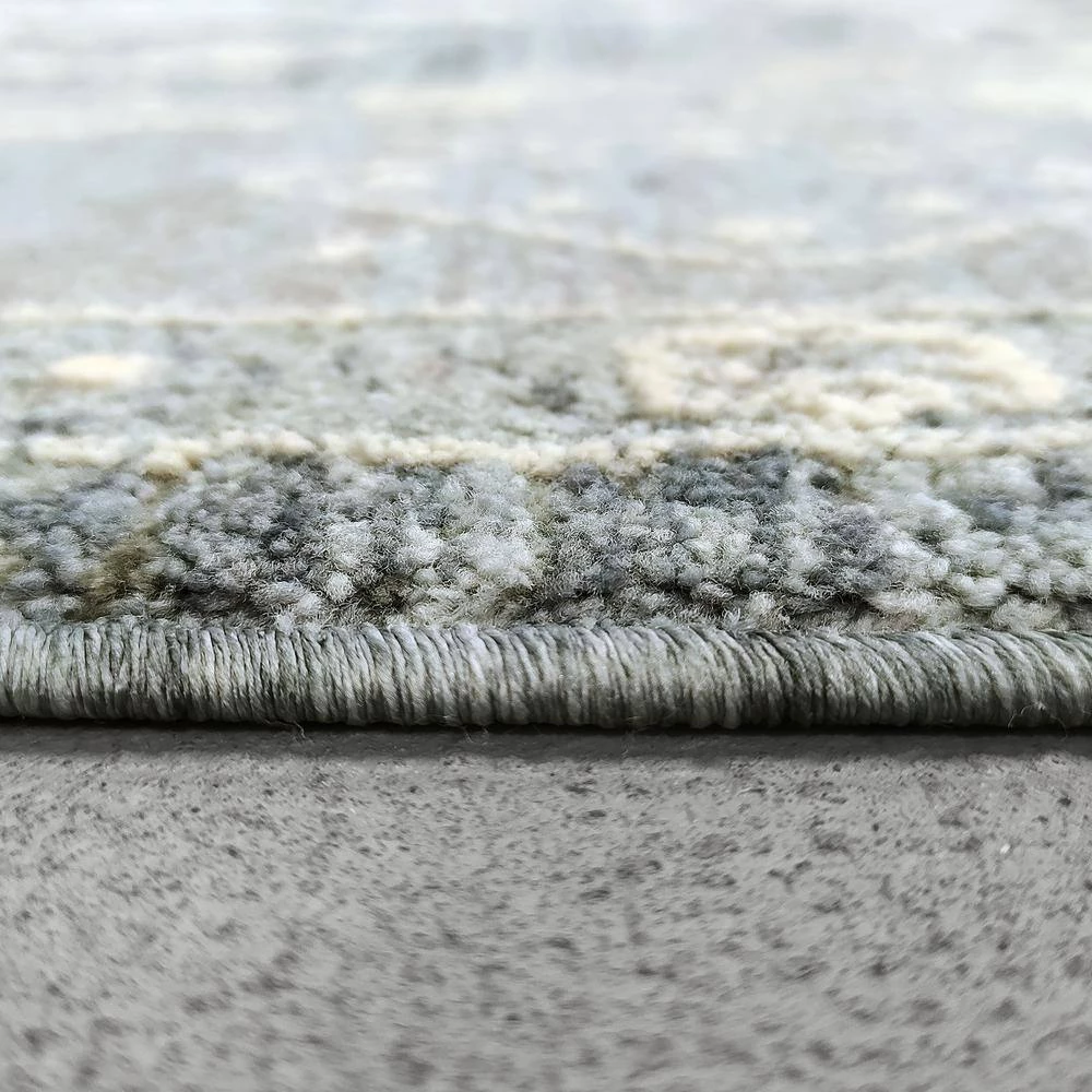 Sidra Midnight/Blue 5 ft. 3 in. x 7 ft. 7 in. Persian Area Rug by Dynamic Rugs 4 Sidra Midnight/Blue 5 ft. 3 in. x 7 ft. 7 in. Persian Area Rug by Dynamic Rugs - Image 4