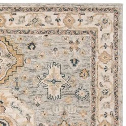 Aspen Moss/Ivory 7 ft. x 7 ft. Square Border Area Rug by SAFAVIEH -SAFAVIEH Shop moss ivory safavieh area rugs apn601w 7sq 1f 1000