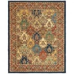 Heritage Multi/Burgundy 8 ft. x 10 ft. Border Area Rug by SAFAVIEH