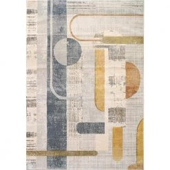 Elixir Multi 3 ft. 11 in. x 5 ft. 7 in. Geometric Area Rug by Dynamic Rugs