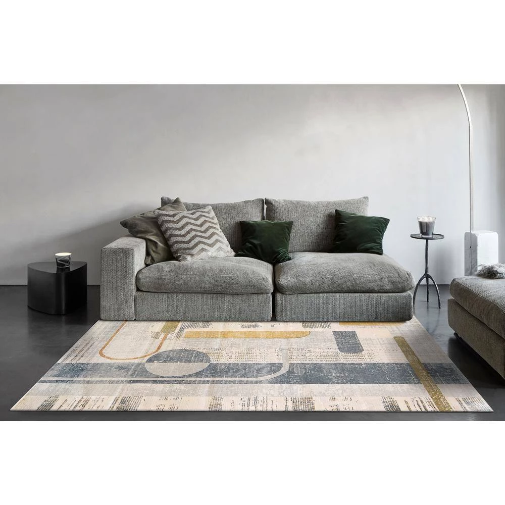 Elixir Multi 5 ft. 3 in. x 7 ft. 7 in. Geometric Area Rug by Dynamic Rugs 5 Elixir Multi 5 ft. 3 in. x 7 ft. 7 in. Geometric Area Rug by Dynamic Rugs - Image 5