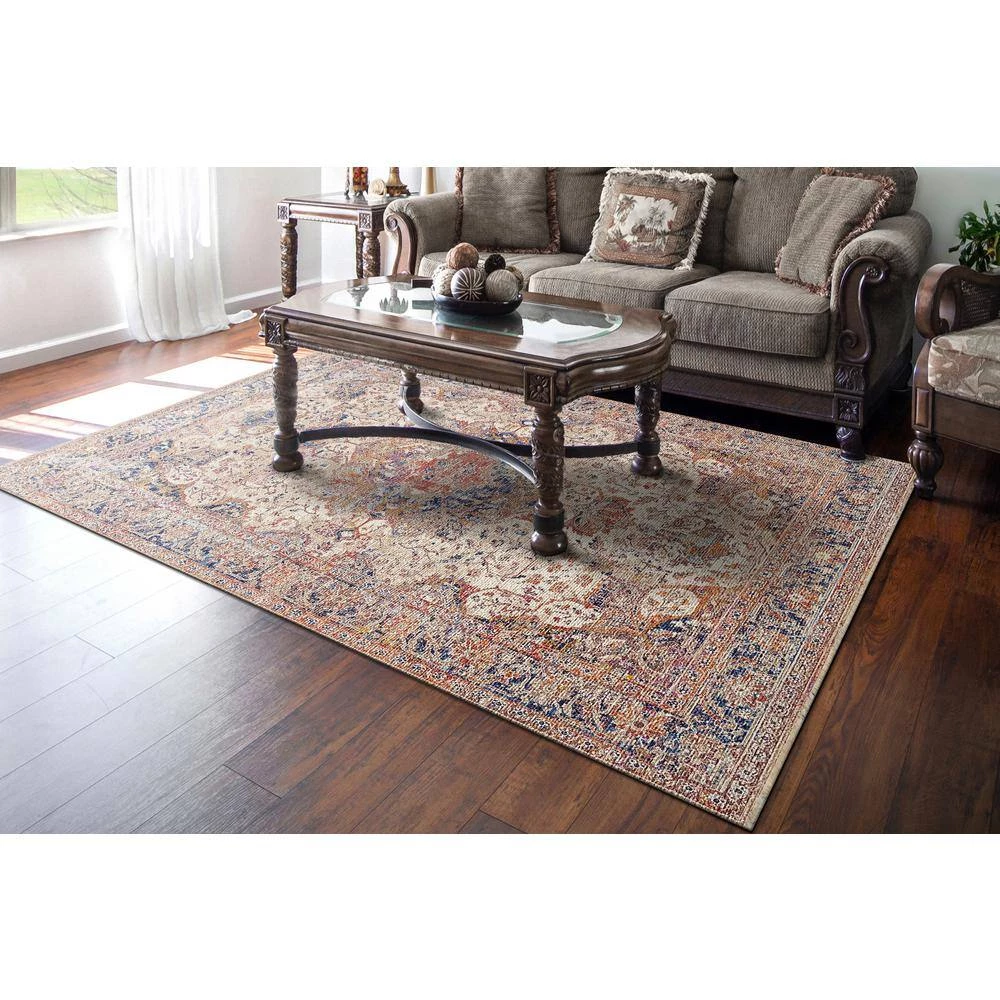 Sirus Multi-Colored 2 ft. x 7 ft. 5 in. Oriental Area Rug by Dynamic Rugs 2 Sirus Multi-Colored 2 ft. x 7 ft. 5 in. Oriental Area Rug by Dynamic Rugs - Image 2