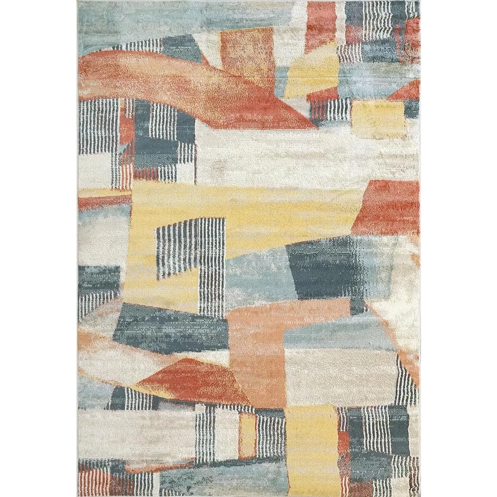 Venus Multi 7 ft. 10 in. x 10 ft. Modern Color Block Area Rug by Dynamic Rugs 1 Venus Multi 7 ft. 10 in. x 10 ft. Modern Color Block Area Rug by Dynamic Rugs