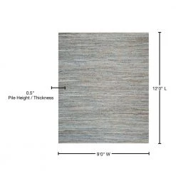 Cape Cod Natural/Blue 9 ft. x 12 ft. Gradient Striped Area Rug by SAFAVIEH -SAFAVIEH Shop natural blue safavieh area rugs cap350a 9 76 1000