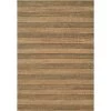 Shay Natural/Charcoal 8 ft. x 10 ft. Striped Area Rug by Dynamic Rugs