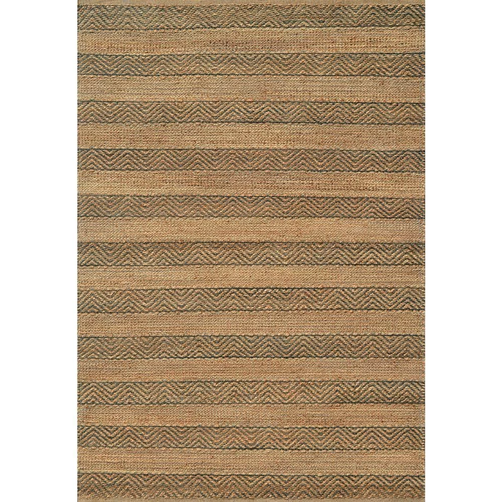 Shay Natural/Charcoal 8 ft. x 10 ft. Striped Area Rug by Dynamic Rugs 1 Shay Natural/Charcoal 8 ft. x 10 ft. Striped Area Rug by Dynamic Rugs
