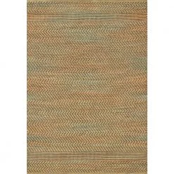 Shay Natural/Multi 5 ft. x 8 ft. Chevron Area Rug by Dynamic Rugs