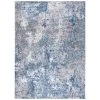 Aston Navy/Gray 8 ft. x 10 ft. Distressed Geometric Area Rug by SAFAVIEH