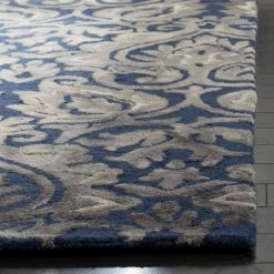 Dip Dye Navy/Gray 8 ft. x 10 ft. Medallion Area Rug by SAFAVIEH -SAFAVIEH Shop navy gray safavieh area rugs ddy511n 8 31 1000