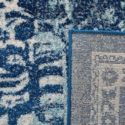 Evoke Navy/Ivory 8 ft. x 10 ft. Distressed Border Medallion Area Rug by SAFAVIEH 16 Evoke Navy/Ivory 8 ft. x 10 ft. Distressed Border Medallion Area Rug by SAFAVIEH -SAFAVIEH Shop navy ivory safavieh area rugs evk256a 8 66 1000