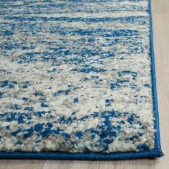 Evoke Navy/Ivory 8 ft. x 10 ft. Solid Area Rug by SAFAVIEH 23 Evoke Navy/Ivory 8 ft. x 10 ft. Solid Area Rug by SAFAVIEH -SAFAVIEH Shop navy ivory safavieh area rugs evk272a 8 1f 1000