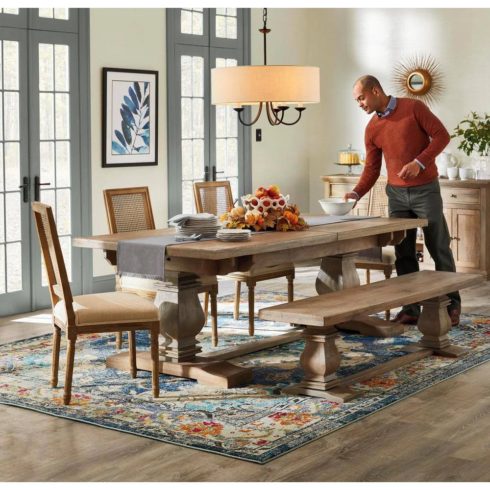 Monaco Navy/Light Blue 9 ft. x 12 ft. Border Area Rug by SAFAVIEH 11 Monaco Navy/Light Blue 9 ft. x 12 ft. Border Area Rug by SAFAVIEH - Image 11