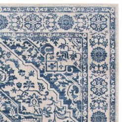 Brentwood Navy/Light Gray 9 ft. x 12 ft. Distressed Border Medallion Area Rug by SAFAVIEH 15 Brentwood Navy/Light Gray 9 ft. x 12 ft. Distressed Border Medallion Area Rug by SAFAVIEH -SAFAVIEH Shop navy light gray safavieh area rugs bnt832m 9 77 1000