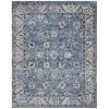 Charleston Navy/Light Gray 9 ft. x 12 ft. Floral Area Rug by SAFAVIEH