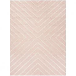 Kids Pink/Ivory 5 ft. x 7 ft. Geometric Area Rug by SAFAVIEH