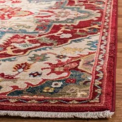Kashan Red/Beige 8 ft. x 10 ft. Border Area Rug by SAFAVIEH -SAFAVIEH Shop red beige safavieh area rugs ksn304d 8 1d 1000