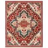 Kashan Red/Beige 8 ft. x 10 ft. Border Area Rug by SAFAVIEH