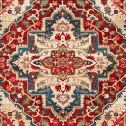 Kashan Red/Beige 8 ft. x 10 ft. Border Area Rug by SAFAVIEH -SAFAVIEH Shop red beige safavieh area rugs ksn304d 8 77 1000