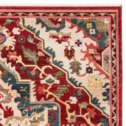 Kashan Red/Beige 8 ft. x 10 ft. Border Area Rug by SAFAVIEH -SAFAVIEH Shop red beige safavieh area rugs ksn304d 8 c3 1000