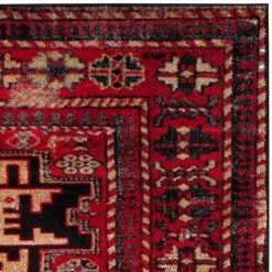 Vintage Hamadan Red/Multi 8 ft. x 10 ft. Medallion Border Area Rug by SAFAVIEH -SAFAVIEH Shop red multi safavieh area rugs vth213a 8 4f 1000