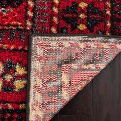 Vintage Hamadan Red/Multi 8 ft. x 10 ft. Medallion Border Area Rug by SAFAVIEH -SAFAVIEH Shop red multi safavieh area rugs vth213a 8 66 1000