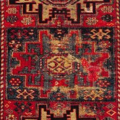 Vintage Hamadan Red/Multi 8 ft. x 10 ft. Medallion Border Area Rug by SAFAVIEH -SAFAVIEH Shop red multi safavieh area rugs vth213a 8 c3 1000