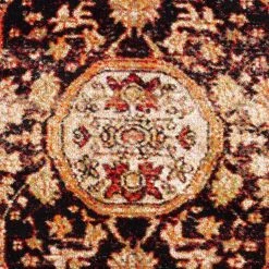 Vintage Hamadan Red/Multi 8 ft. x 10 ft. Border Medallion Area Rug by SAFAVIEH -SAFAVIEH Shop red multi safavieh area rugs vth219a 8 fa 1000