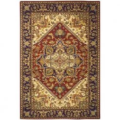 Heritage Red 9 ft. x 12 ft. Border Area Rug by SAFAVIEH