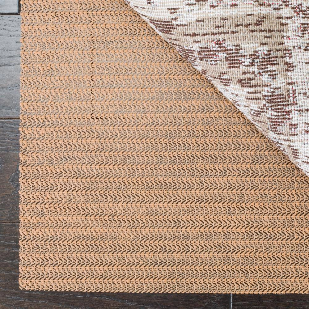 Grid Beige 8 ft. x 10 ft. Non-Slip Synthetic Rubber Rug Pad by SAFAVIEH 4 Grid Beige 8 ft. x 10 ft. Non-Slip Synthetic Rubber Rug Pad by SAFAVIEH - Image 4