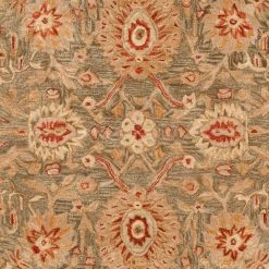 Anatolia Sage/Ivory 9 ft. x 12 ft. Border Area Rug by SAFAVIEH 15 Anatolia Sage/Ivory 9 ft. x 12 ft. Border Area Rug by SAFAVIEH -SAFAVIEH Shop sage ivory safavieh area rugs an516a 9 77 1000