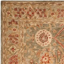 Anatolia Sage/Ivory 9 ft. x 12 ft. Border Area Rug by SAFAVIEH 16 Anatolia Sage/Ivory 9 ft. x 12 ft. Border Area Rug by SAFAVIEH -SAFAVIEH Shop sage ivory safavieh area rugs an516a 9 c3 1000