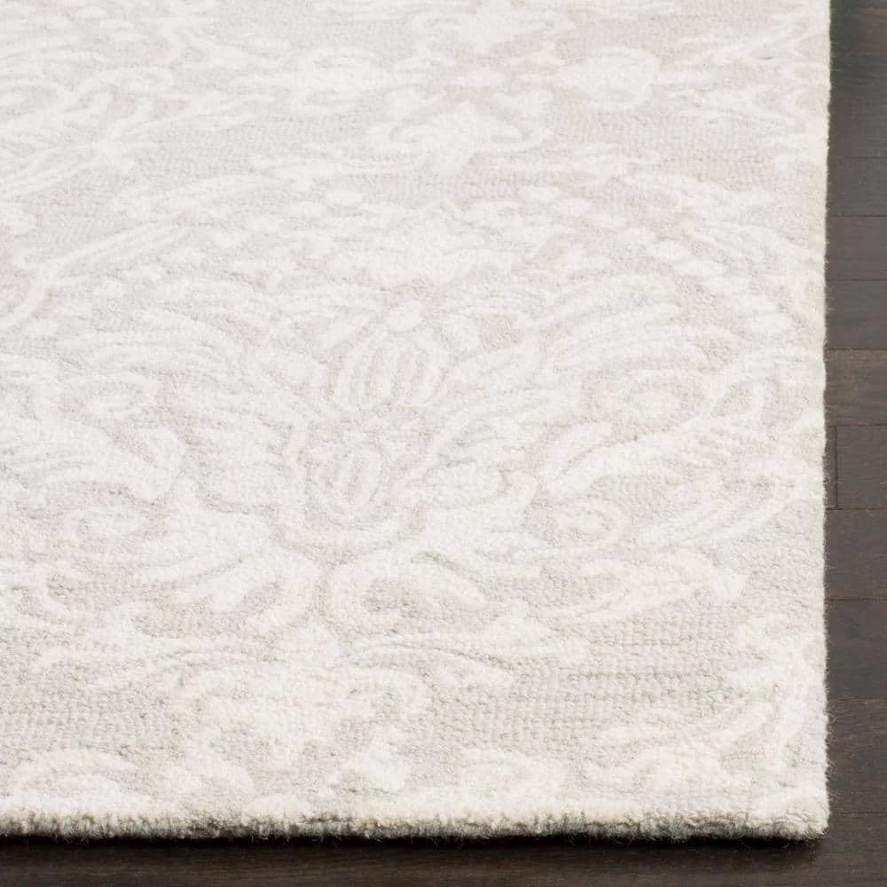 Blossom Sage/Ivory 8 ft. x 10 ft. Floral Area Rug by SAFAVIEH 9 Blossom Sage/Ivory 8 ft. x 10 ft. Floral Area Rug by SAFAVIEH - Image 9