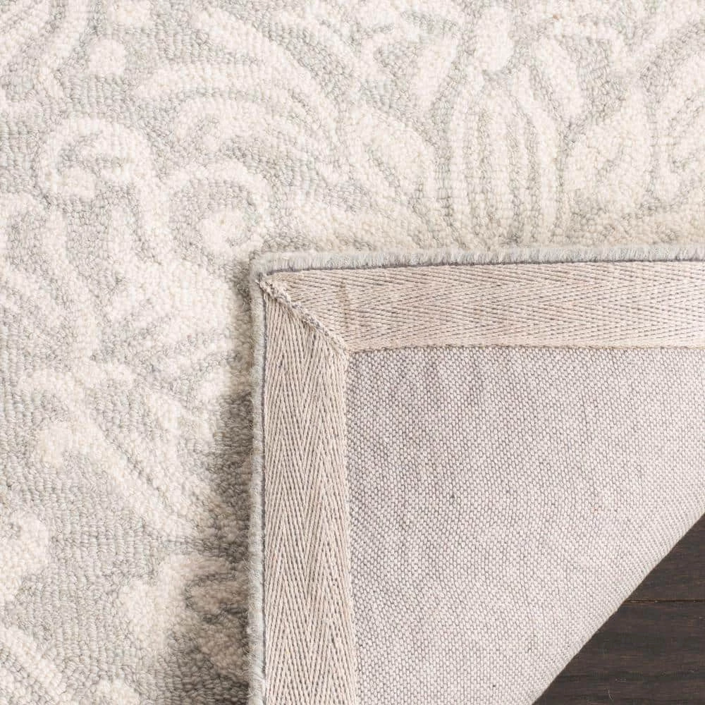 Blossom Sage/Ivory 8 ft. x 10 ft. Floral Area Rug by SAFAVIEH 4 Blossom Sage/Ivory 8 ft. x 10 ft. Floral Area Rug by SAFAVIEH - Image 4