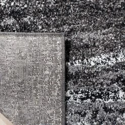 Adirondack Silver/Black 8 ft. x 10 ft. Solid Distressed Area Rug by SAFAVIEH 15 Adirondack Silver/Black 8 ft. x 10 ft. Solid Distressed Area Rug by SAFAVIEH -SAFAVIEH Shop silver black safavieh area rugs adr112a 8 1d 1000