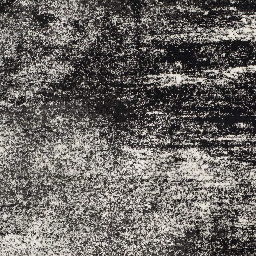 Adirondack Silver/Black 8 ft. x 10 ft. Solid Distressed Area Rug by SAFAVIEH 6 Adirondack Silver/Black 8 ft. x 10 ft. Solid Distressed Area Rug by SAFAVIEH - Image 6