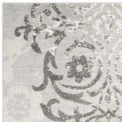 Adirondack Silver/Ivory 8 ft. x 10 ft. Floral Area Rug by SAFAVIEH 18 Adirondack Silver/Ivory 8 ft. x 10 ft. Floral Area Rug by SAFAVIEH -SAFAVIEH Shop silver ivory safavieh area rugs adr114b 8 77 1000