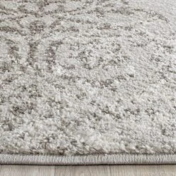 Adirondack Silver/Ivory 8 ft. x 10 ft. Floral Area Rug by SAFAVIEH 19 Adirondack Silver/Ivory 8 ft. x 10 ft. Floral Area Rug by SAFAVIEH -SAFAVIEH Shop silver ivory safavieh area rugs adr114b 8 c3 1000