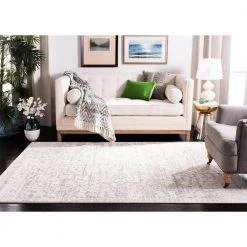 Madison Silver/Ivory 9 ft. x 12 ft. Geometric Area Rug by SAFAVIEH 19 Madison Silver/Ivory 9 ft. x 12 ft. Geometric Area Rug by SAFAVIEH -SAFAVIEH Shop silver ivory safavieh area rugs mad603g 9 31 1000