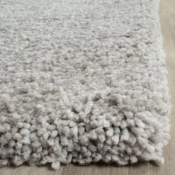 Ultimate Shag Silver 8 ft. x 10 ft. Solid Area Rug by SAFAVIEH -SAFAVIEH Shop silver safavieh area rugs sgu211d 8 44 1000