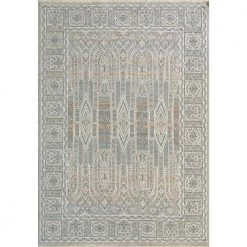 Sidra Soft Pewter/Multi 5 ft. 3 in. x 7 ft. 7 in. Persian Area Rug by Dynamic Rugs