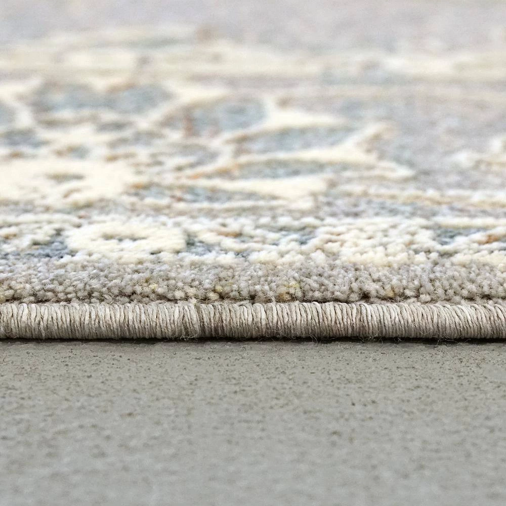 Sidra Soft Pewter/Multi 5 ft. 3 in. x 7 ft. 7 in. Persian Area Rug by Dynamic Rugs 4 Sidra Soft Pewter/Multi 5 ft. 3 in. x 7 ft. 7 in. Persian Area Rug by Dynamic Rugs - Image 4