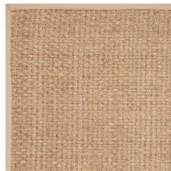 Natural Fiber Tan/Beige 9 ft. x 12 ft. Border Area Rug by SAFAVIEH -SAFAVIEH Shop tan beige safavieh area rugs nf114a 9 c3 1000