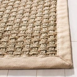 Natural Fiber Tan/Beige 9 ft. x 12 ft. Border Area Rug by SAFAVIEH -SAFAVIEH Shop tan beige safavieh area rugs nf114a 9 fa 1000