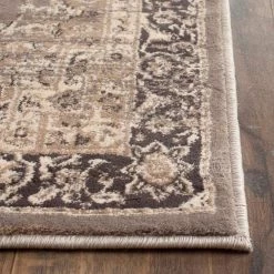 Vintage Taupe/Black 8 ft. x 11 ft. Antique Medallion Area Rug by SAFAVIEH 9 Vintage Taupe/Black 8 ft. x 11 ft. Antique Medallion Area Rug by SAFAVIEH -SAFAVIEH Shop taupe black safavieh area rugs vtg574d 8 1d 1000