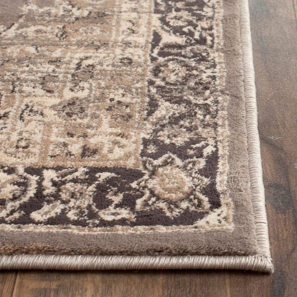 Vintage Taupe/Black 8 ft. x 11 ft. Antique Medallion Area Rug by SAFAVIEH 3 Vintage Taupe/Black 8 ft. x 11 ft. Antique Medallion Area Rug by SAFAVIEH - Image 3