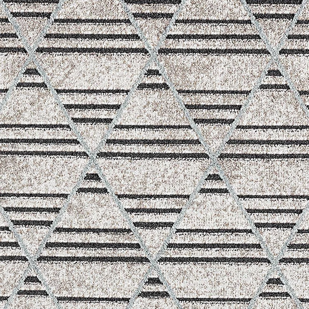 Robin Taupe/Dark Grey/Light Blue 2 ft. x 3 ft. 5 in. Geometric Area Rug by Dynamic Rugs 5 Robin Taupe/Dark Grey/Light Blue 2 ft. x 3 ft. 5 in. Geometric Area Rug by Dynamic Rugs - Image 5