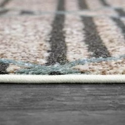 Robin Taupe/Dark Grey/Light Blue 5 ft. 3 in. x 7 ft. 2 in. Geometric Area Rug by Dynamic Rugs -SAFAVIEH Shop taupe dark grey light blue dynamic rugs area rugs rb691156895 4f 1000