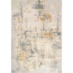 Elixir Taupe/Grey/Navy/Gold 7 ft. 10 in. x 10 ft. 10 in. Abstract Area Rug by Dynamic Rugs