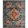 Madison Teal/Fuchsia 9 ft. x 12 ft. Border Area Rug by SAFAVIEH